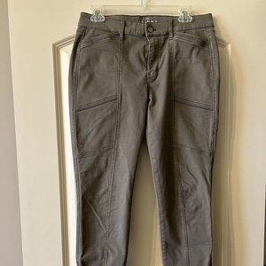 White House Black Market Mid-Rise Ball-Chain Skinny Ankle Jeans